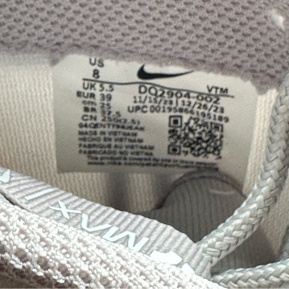 Women’s Nike Air Max Interlock Sizes 8,9 Shoes Grey Purple Amethyst DQ2904-002 - Picture 11 of 14